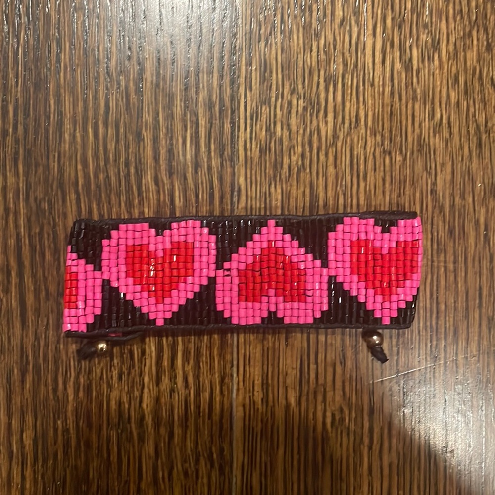 Beaded Heart Bracelet